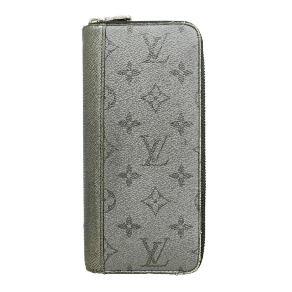Louis Vuitton Taigarama Zippy Wallet Vertical M30841 Gris Cier Men's Long